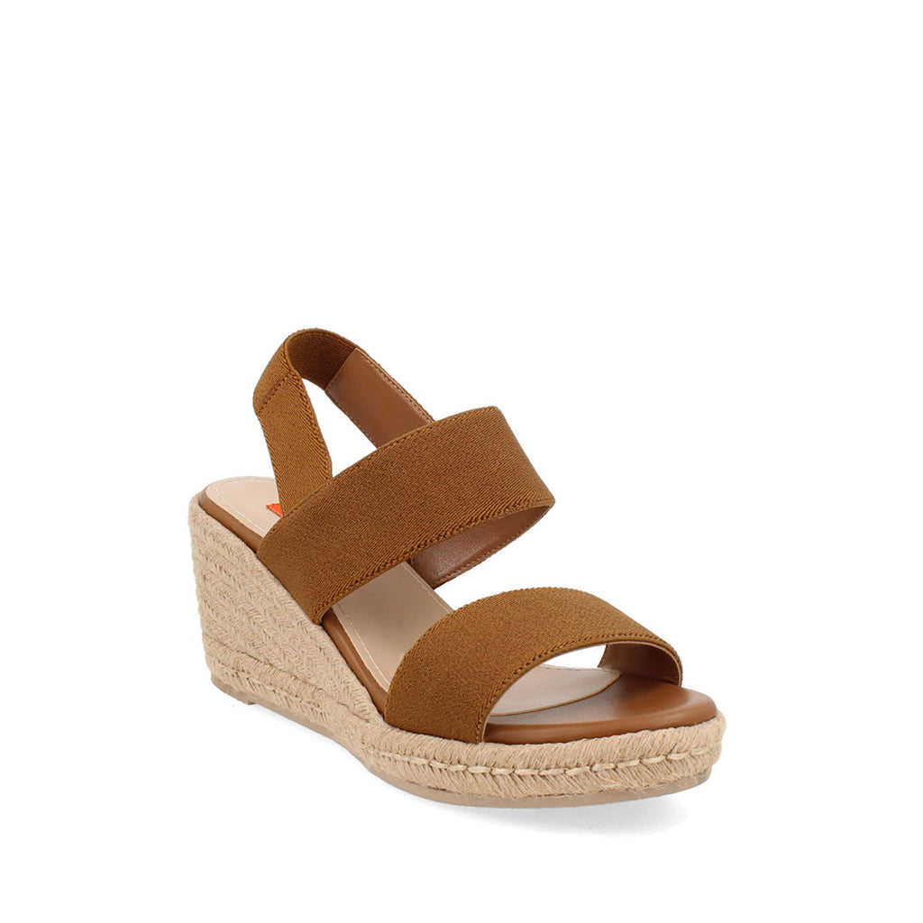 Sandalia Casual Trender color Tabaco para Mujer