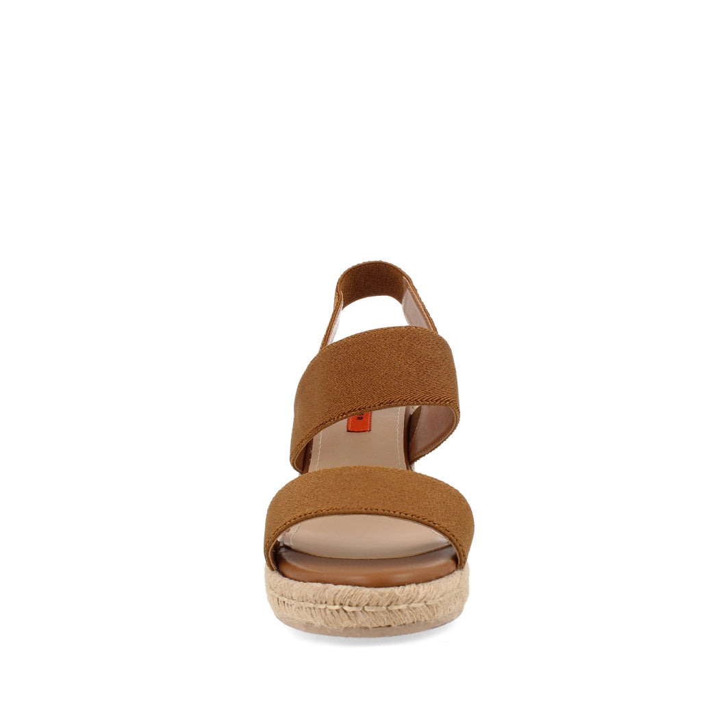 Sandalia Casual Trender color Tabaco para Mujer