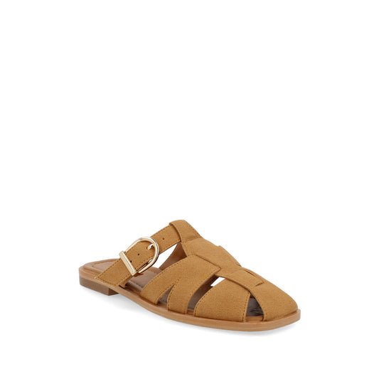 Sandalia Casual Trender color Ocre para Mujer