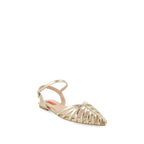 Sandalia Casual Trender color Oro para Mujer