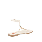Sandalia Casual Trender color Latte para Mujer