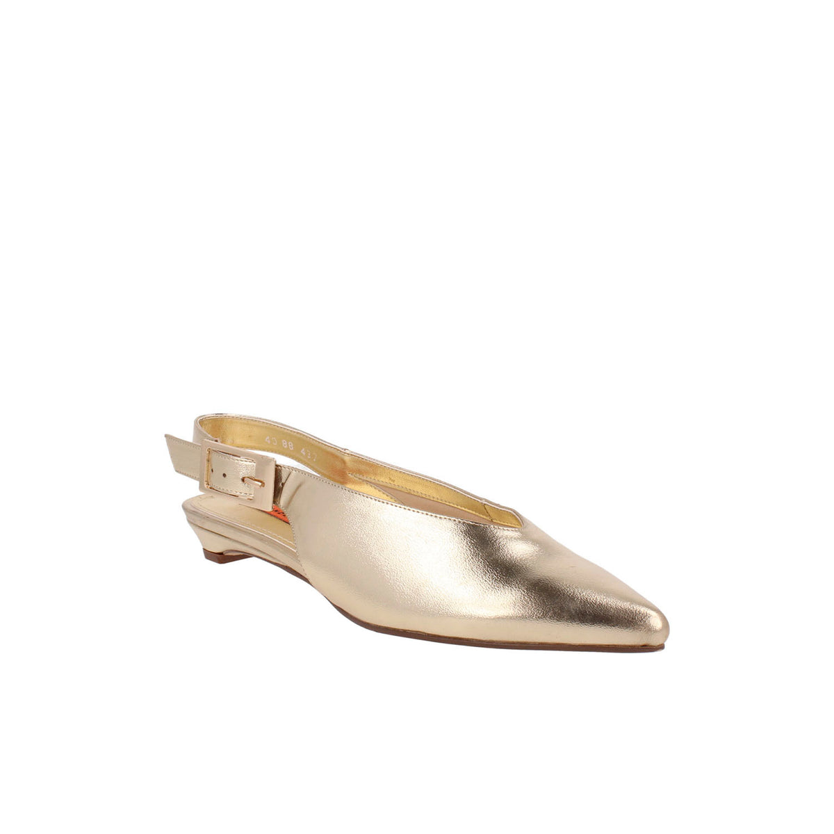 Zapatilla de Vestir Trender color Oro para Mujer