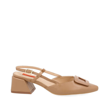 Zapatilla de Vestir Trender color Trigo para Mujer