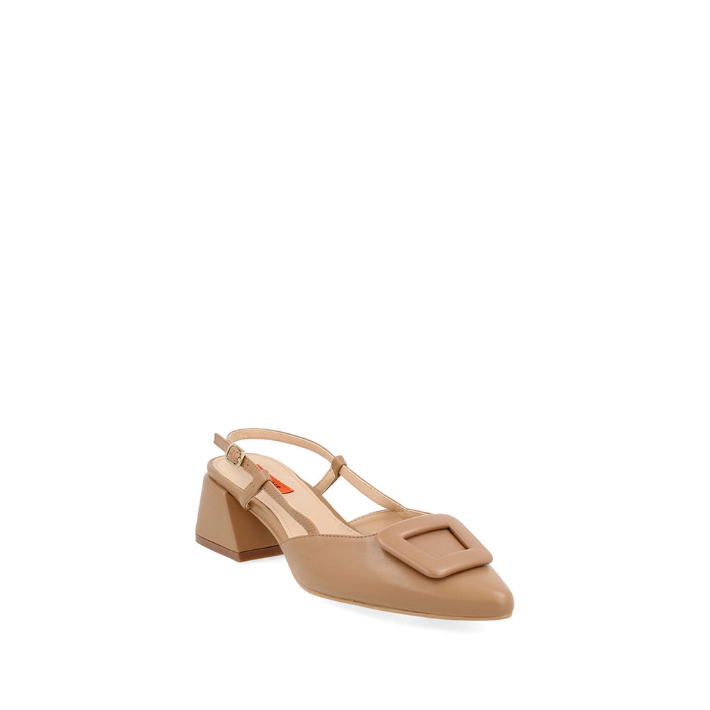 Zapatilla de Vestir Trender color Trigo para Mujer