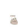 Sandalia Casual Trender color Latte para Mujer con pedreria