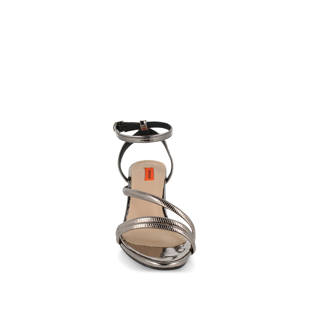 Zapatilla de Fiesta Trender color Inox para Mujer