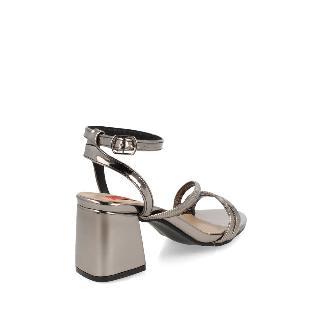 Zapatilla de Fiesta Trender color Inox para Mujer