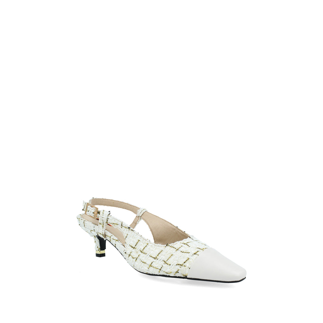 Zapatilla de Vestir Trender color Hueso para Mujer