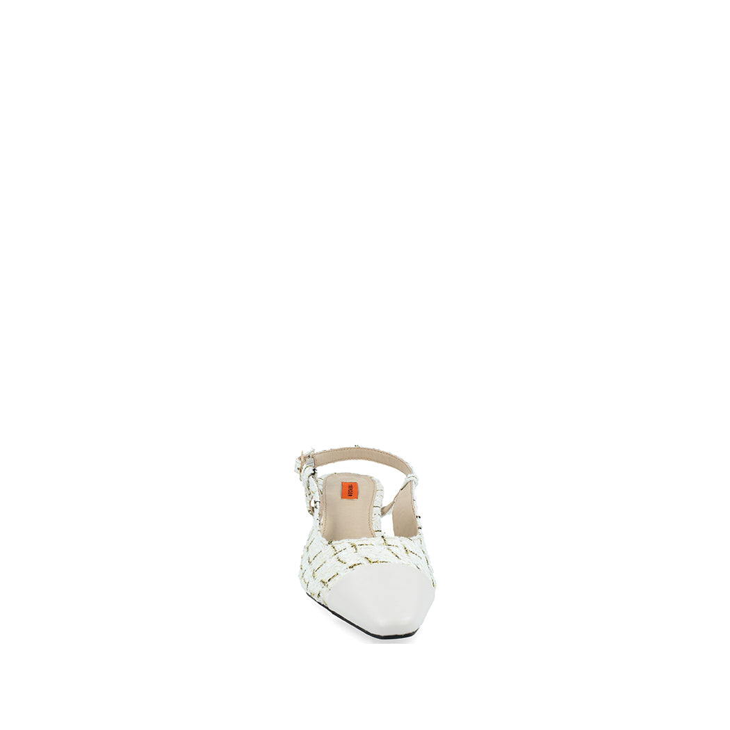 Zapatilla de Vestir Trender color Hueso para Mujer