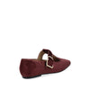 Balerina Casual Trender color Merlot para Mujer