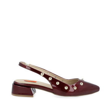 Balerina Casual Trender color Merlot para Mujer