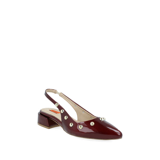 Balerina Casual Trender color Merlot para Mujer