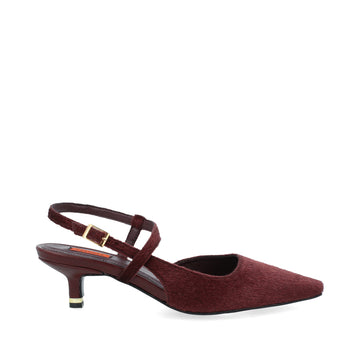 Zapatilla de Vestir Trender color Merlot para Mujer
