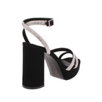 Zapatilla de Fiesta Trender color Negro para Mujer