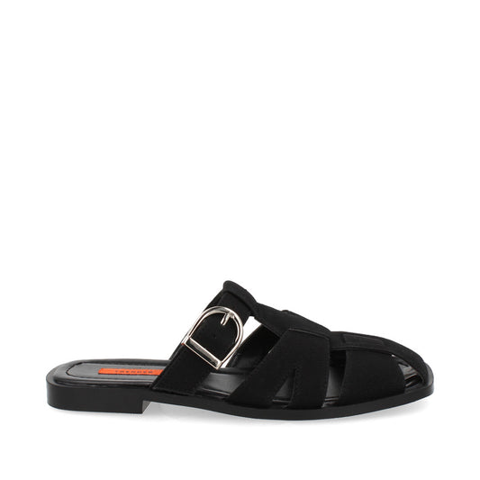 Sandalia Casual Trender color Negro para Mujer