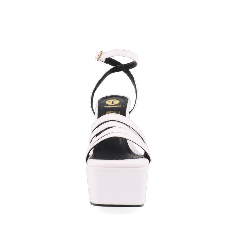 Sandalia de tacón Trender color Blanco para Mujer