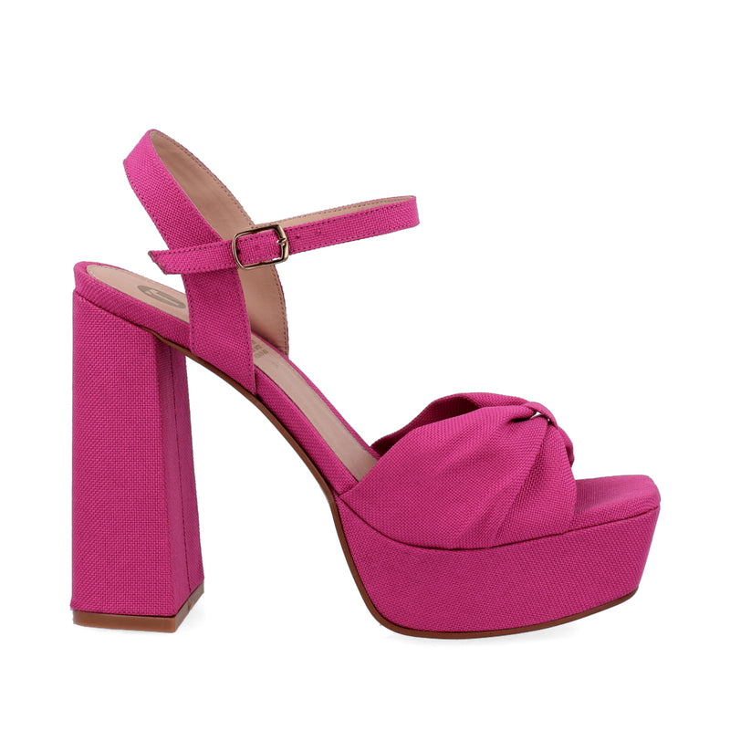Sandalia de tacón casual Trender color Rosa Mujer – Trender