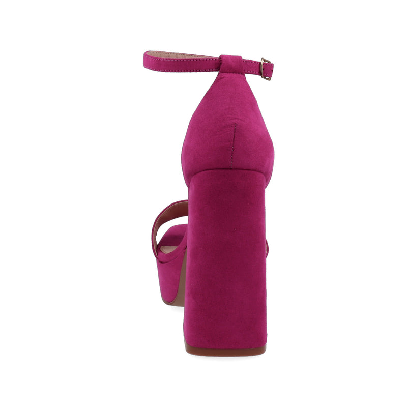 Sandalia Casual  de tacón Trender color Fucsia para Mujer
