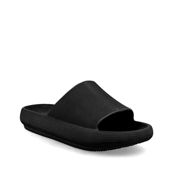 Sandalia de Piso Color Negro de Plástico para Mujer