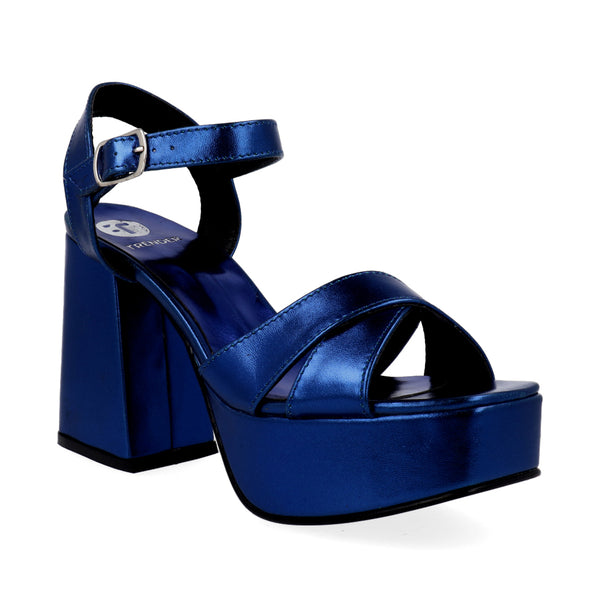 Sandalia de tacón Trender color Azul para Mujer