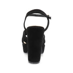 Sandalia de Vestir Trender color Negro para Mujer