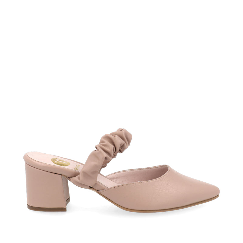 Zapatilla Abierta Color Maquillaje Para Mujer