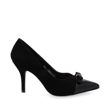 Zapatilla de tacón medio Trender color Negro para Mujer