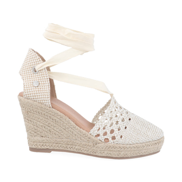 Alpargata Trender color beige para Mujer