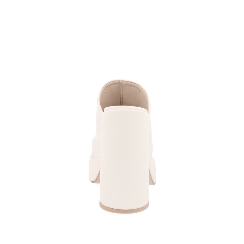 Sandalia de tacón Trender color Latte para Mujer
