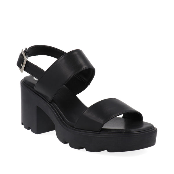 Sandalia de tacón estilo casual Trender color Negro para Mujer