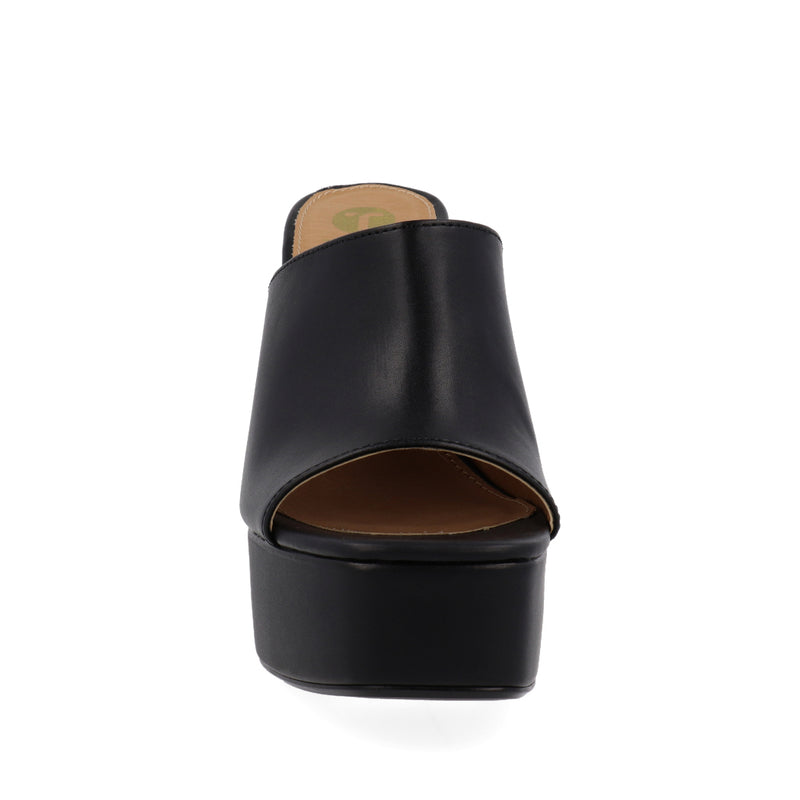 Sandalia de tacón estilo Casual Trender color Negro para Mujer