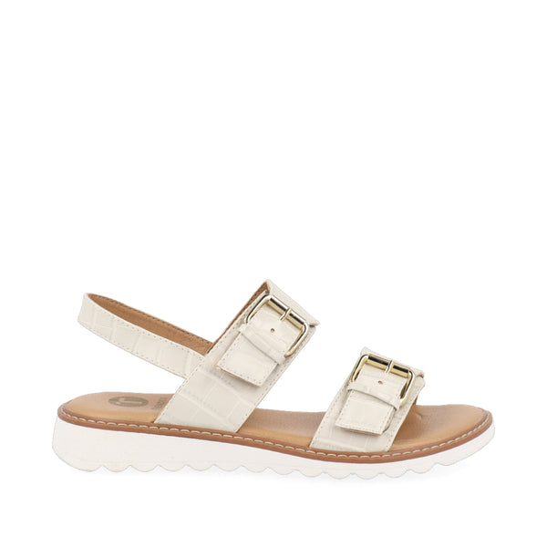 Sandalia de Piso Trender color Latte para Mujer