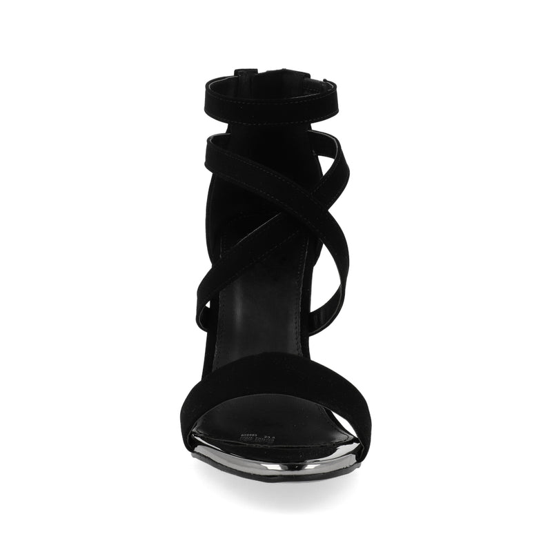 Sandalia de tacón Trender Color Negro para Mujer
