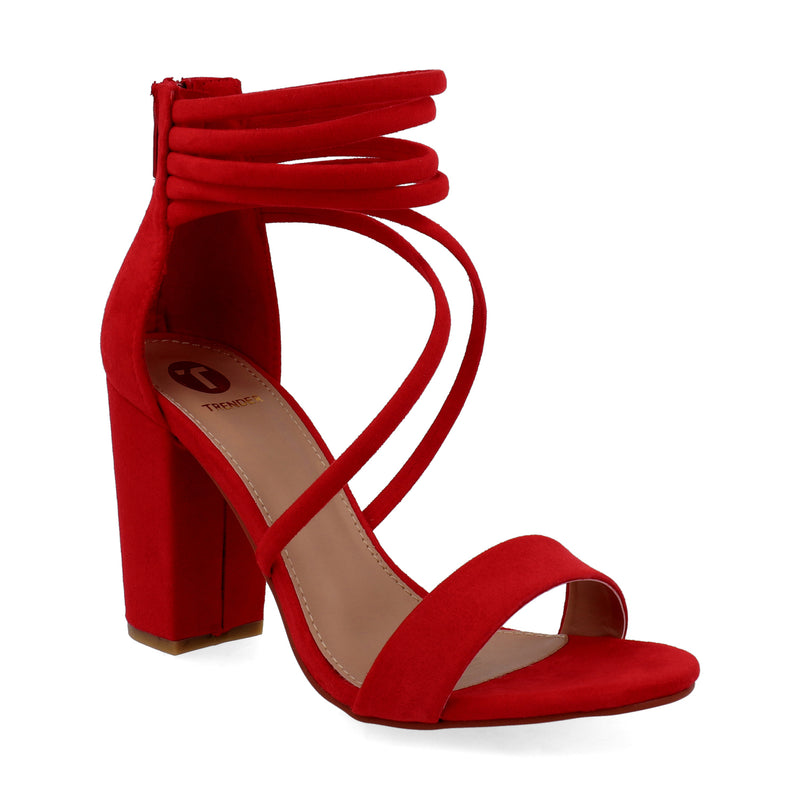 Sandalia de Vestir para Mujer color Trender Rojo