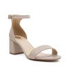 Sandalia de tacón Trender color beige para Mujer