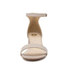 Sandalia de tacón Trender color beige para Mujer