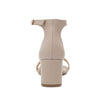 Sandalia de tacón Trender color beige para Mujer